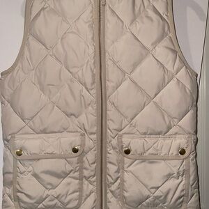 J. Crew Women's Quilted Vest - Beige